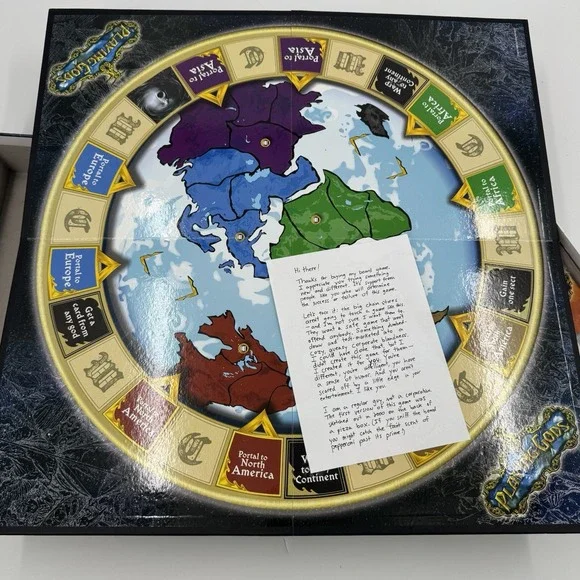 Playing Gods - The Board Game of Divine DominationSIGNED Benjamin Radford 2008
